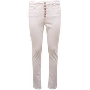 Dondup, Dames, Broeken, Wit, Maat: W30
