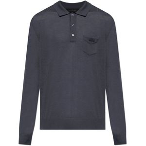 Lacoste, Heren, Tops, Blauw, Maat: S Wol,