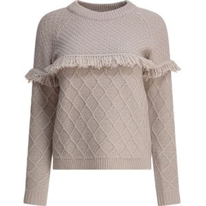 Rakkì, Dames, Truien, Beige, Maat: XS Wol,