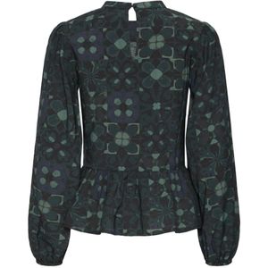 Ichi, Dames, Blouses & Shirts, Groen, Maat: L