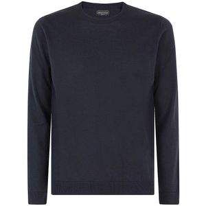 Roberto Collina, Heren, Truien, Blauw, Maat: M Wol,