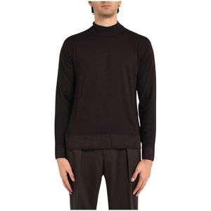 Paolo Pecora, Heren, Truien, Paars, Maat: 2XL Wol,