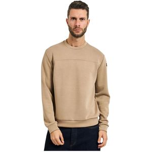 Suns, Heren, Sweatshirts & Hoodies, Beige, Maat: S Katoen,