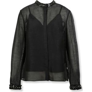 Zimmermann, Dames, Blouses & Shirts, Zwart, Maat: XL Zijde,