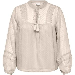 Only Carmakoma, Heren, Blouses & Shirts, Beige, Maat: 2XL