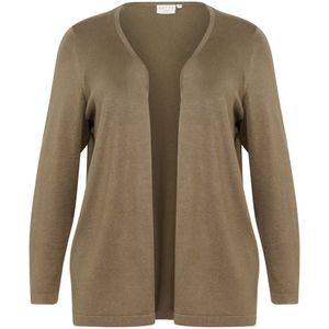 KAFFE CURVE Gebreid vest 'Farsia'  brokaat