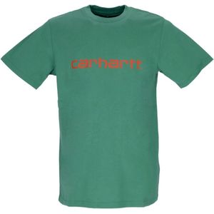 Carhartt Wip, Heren, Tops, Groen, Maat: XL Katoen,