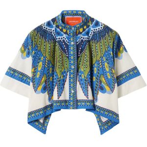 La DoubleJ, Dames, Blouses & Shirts, Veelkleurig, Maat: M Katoen,