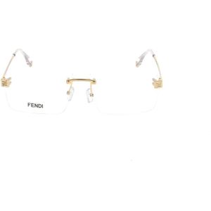 Fendi, unisex, Accessoires, Geel, Maat: 59 MM