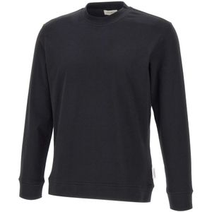 Paolo Pecora, Heren, Sweatshirts & Hoodies, Zwart, Maat: M Katoen,