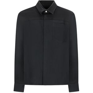 Ami Paris, Heren, Overhemden, Zwart, Maat: 3XL