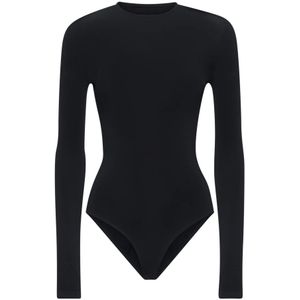 Balenciaga, Dames, Tops, Zwart, Maat: S Polyamide,