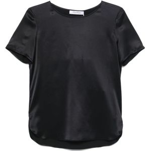 Max Mara, Dames, Blouses & Shirts, Zwart, Maat: XS