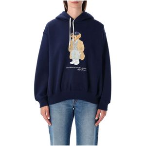 Ralph Lauren, Dames, Sweatshirts & Hoodies, Blauw, Maat: XS Fleece,