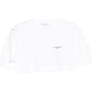 Givenchy, Dames, Tops, Wit, Maat: M Katoen,