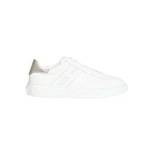 Hogan Witte Leren Sneakers , White , Dames , Maat: 35 1/2 EU