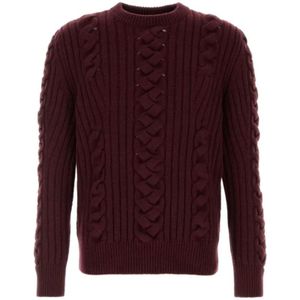 Alexander McQueen, Heren, Truien, Bruin, Maat: M