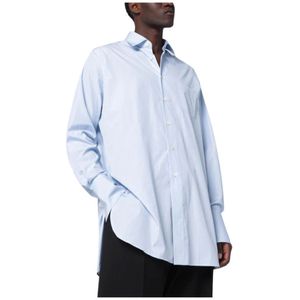 Namacheko, Heren, Overhemden, Blauw, Maat: S Katoen,