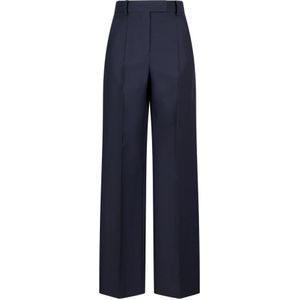 Valentino Garavani, Dames, Broeken, Blauw, Maat: S