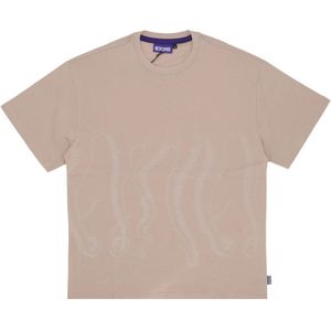 Octopus, Heren, Tops, Bruin, Maat: XS Katoen,