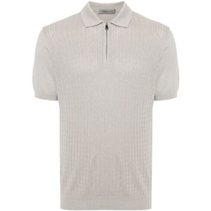 Corneliani, Heren, Tops, Beige, Maat: 2XL Katoen,