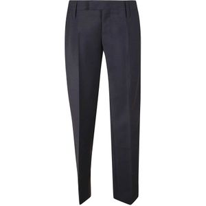 Miu Miu, Dames, Broeken, Blauw, Maat: XS Wol,