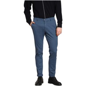 Mason's, Heren, Broeken, Blauw, Maat: XS Katoen,
