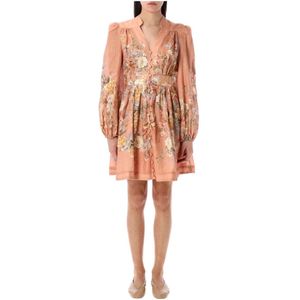 Zimmermann, Dames, Jurken, Veelkleurig, Maat: XS Linnen,