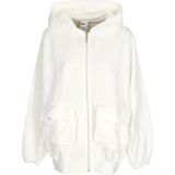 Nike, Dames, Sweatshirts & Hoodies, Wit, Maat: S Katoen,