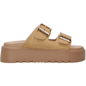 Casadei, Dames, Schoenen, Beige, Maat: 37 EU Suède,