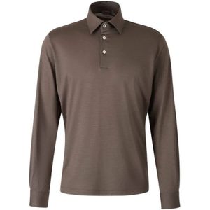 Herno - Polo Shirt - Beige - Wollen Blend