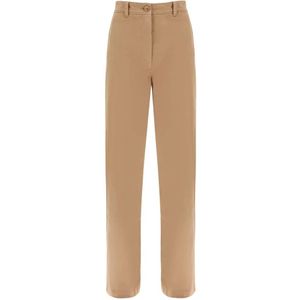 Burberry, Dames, Jeans, Beige, Maat: 2XS Katoen,