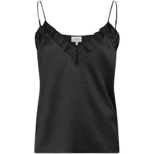 Dante 6, Dames, Tops, Zwart, Maat: XS Satijn,