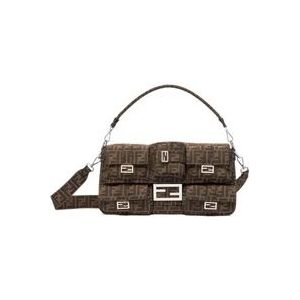 Fendi Handbags , Brown , Heren , Maat: ONE Size