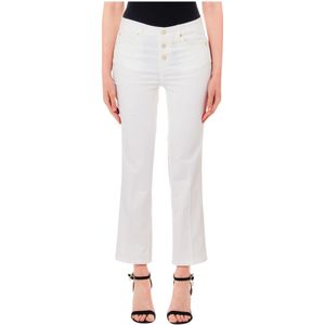 Liu Jo, Dames, Jeans, Wit, Maat: W25 Katoen,
