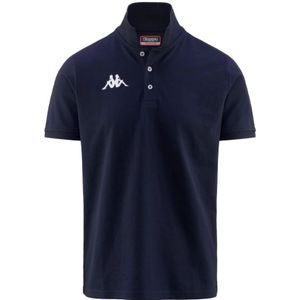 Kappa, Heren, Tops, Blauw, Maat: M Katoen,