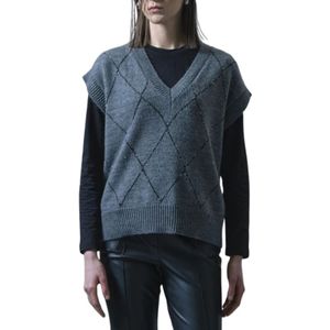 Kaos, Dames, Jassen, Grijs, Maat: XS