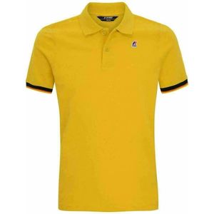 K-Way, Heren, Tops, Geel, Maat: M Katoen,