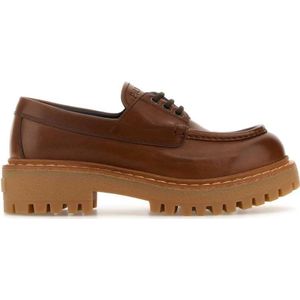 Prada, Dames, Schoenen, Bruin, Maat: 36 EU Leer,