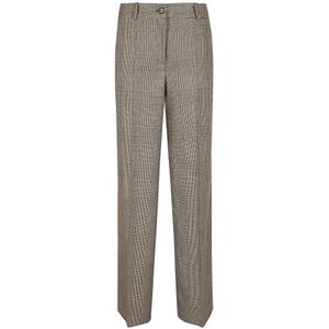 P.a.r.o.s.h., Dames, Broeken, Beige, Maat: S Linnen,