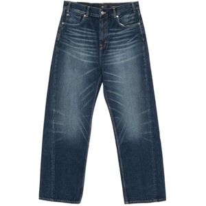 7 For All Mankind, Heren, Jeans, Blauw, Maat: W29