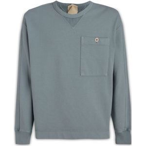 Ten C, Heren, Sweatshirts & Hoodies, Grijs, Maat: S Katoen,