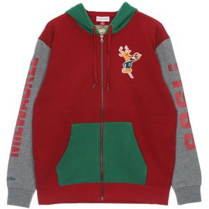 Mitchell & Ness, Heren, Sweatshirts & Hoodies, Veelkleurig, Maat: L Katoen,