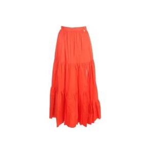 Twinset Maxi-rok , Red , Dames , Maat: S