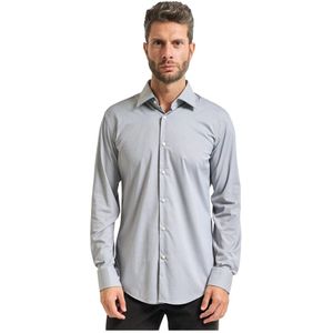 Hugo, Heren, Overhemden, Grijs, Maat: S