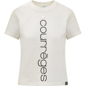 Courrèges, Dames, Tops, Wit, Maat: S Katoen,