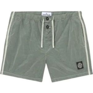 Stone Island, Heren, Badkleding, Groen, Maat: L Nylon,