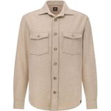 Boggi Milano - Overshirt - Beige - Wol - Lichtgewicht