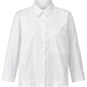 Lis Lareida, Dames, Blouses & Shirts, Wit, Maat: XL Katoen,