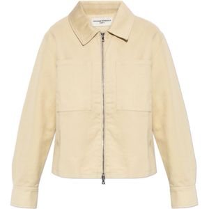 Officine Générale, Dames, Jassen, Beige, Maat: S Viscose,